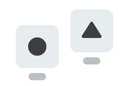 Animated icon depicting object detection in images using deep learning with Lobe.